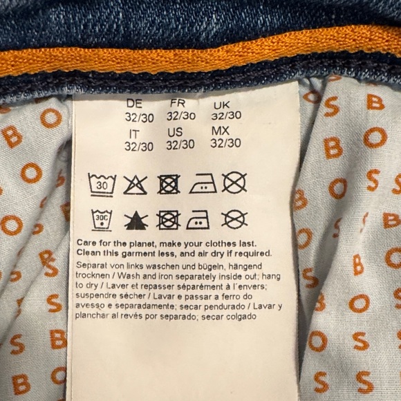 Boss Faded Denim Jeans - Picture 4 of 8